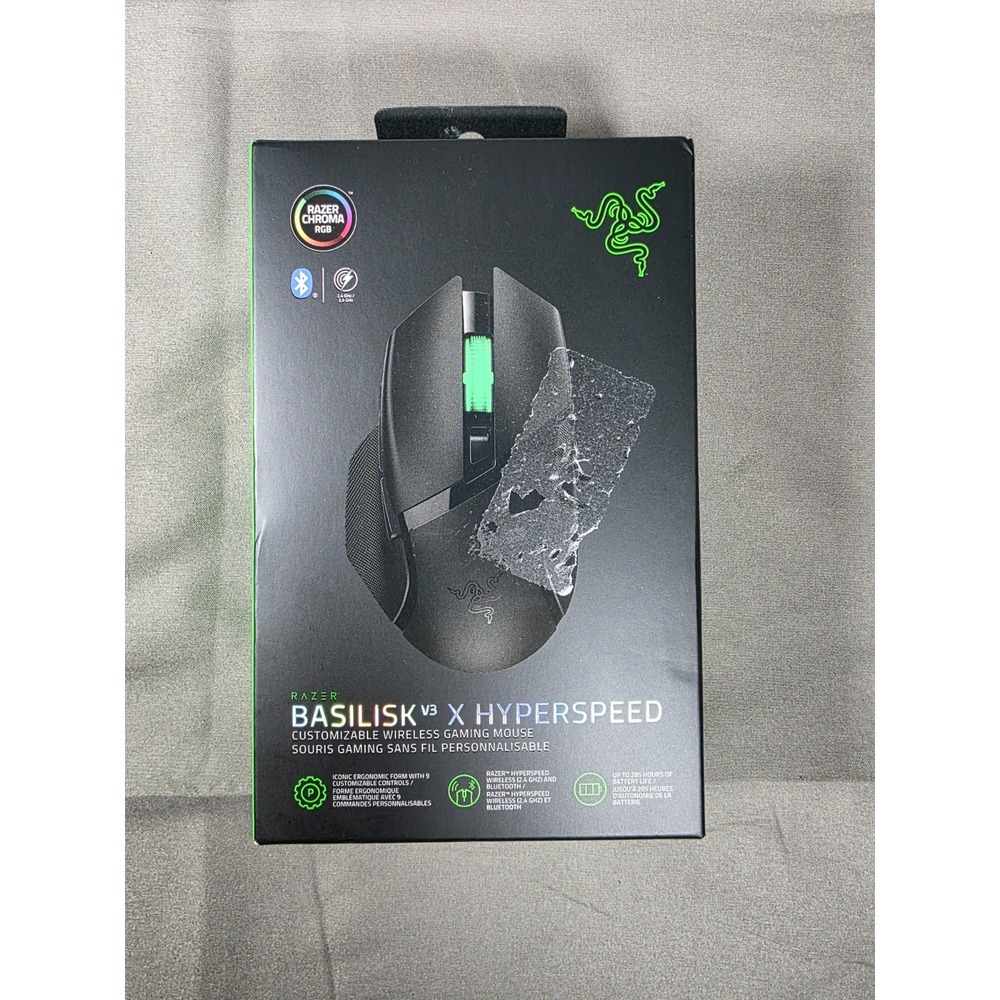 NEW - Razer Basilisk V3 X HyperSpeed Wireless Gaming Mouse